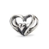 Trollbeads Heart to Heart Bead Silver TAGBE-10202